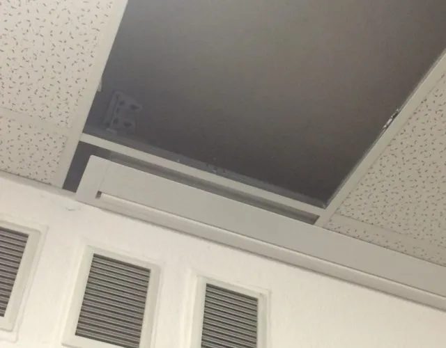 Widok sali po zakończeniu instalacji